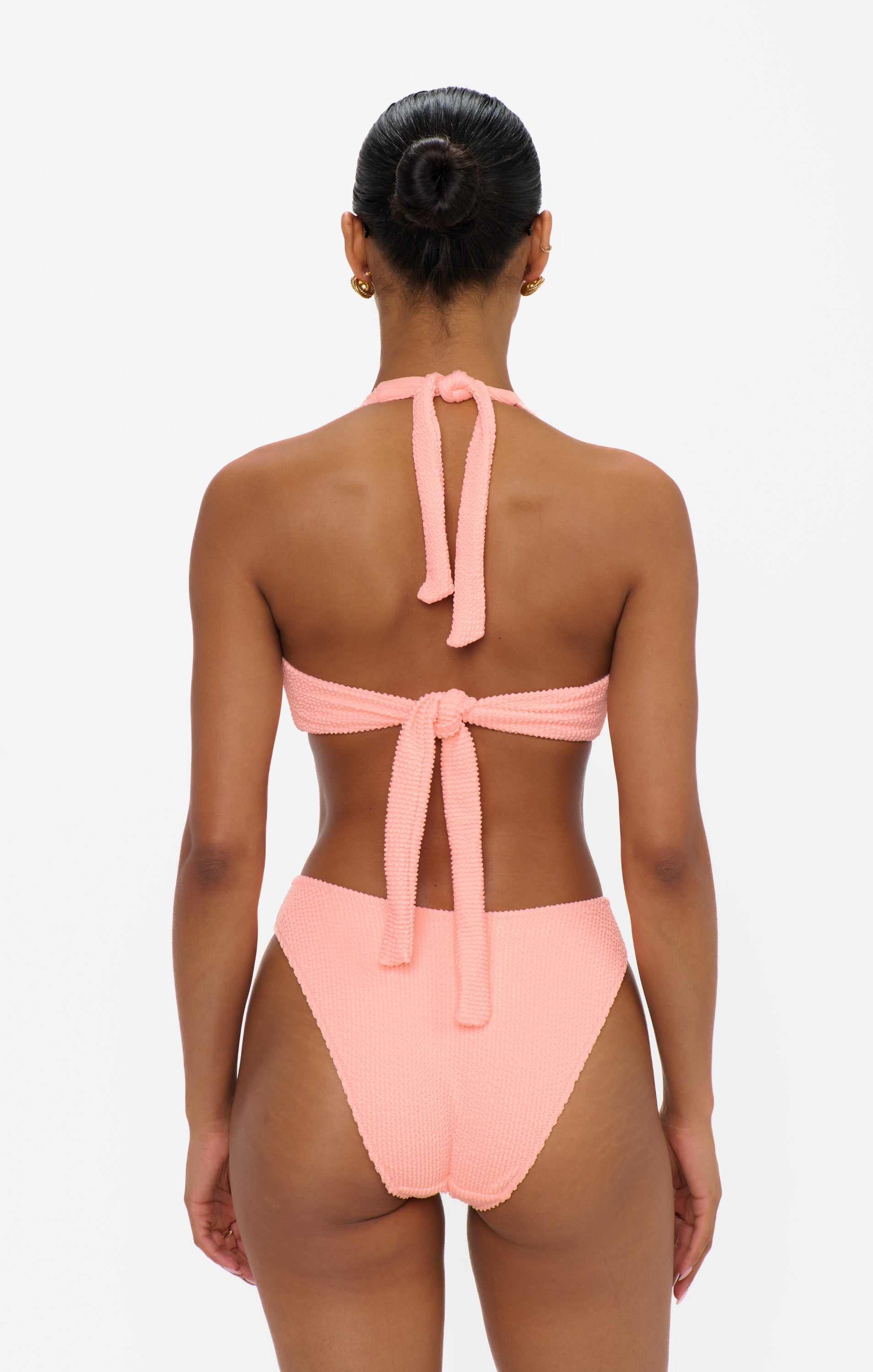 Malta Top ~ Peach Sherbet Scrunch