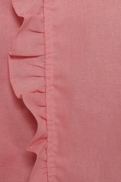 Cassandra Ruffle Mini Dress - Pale Pink